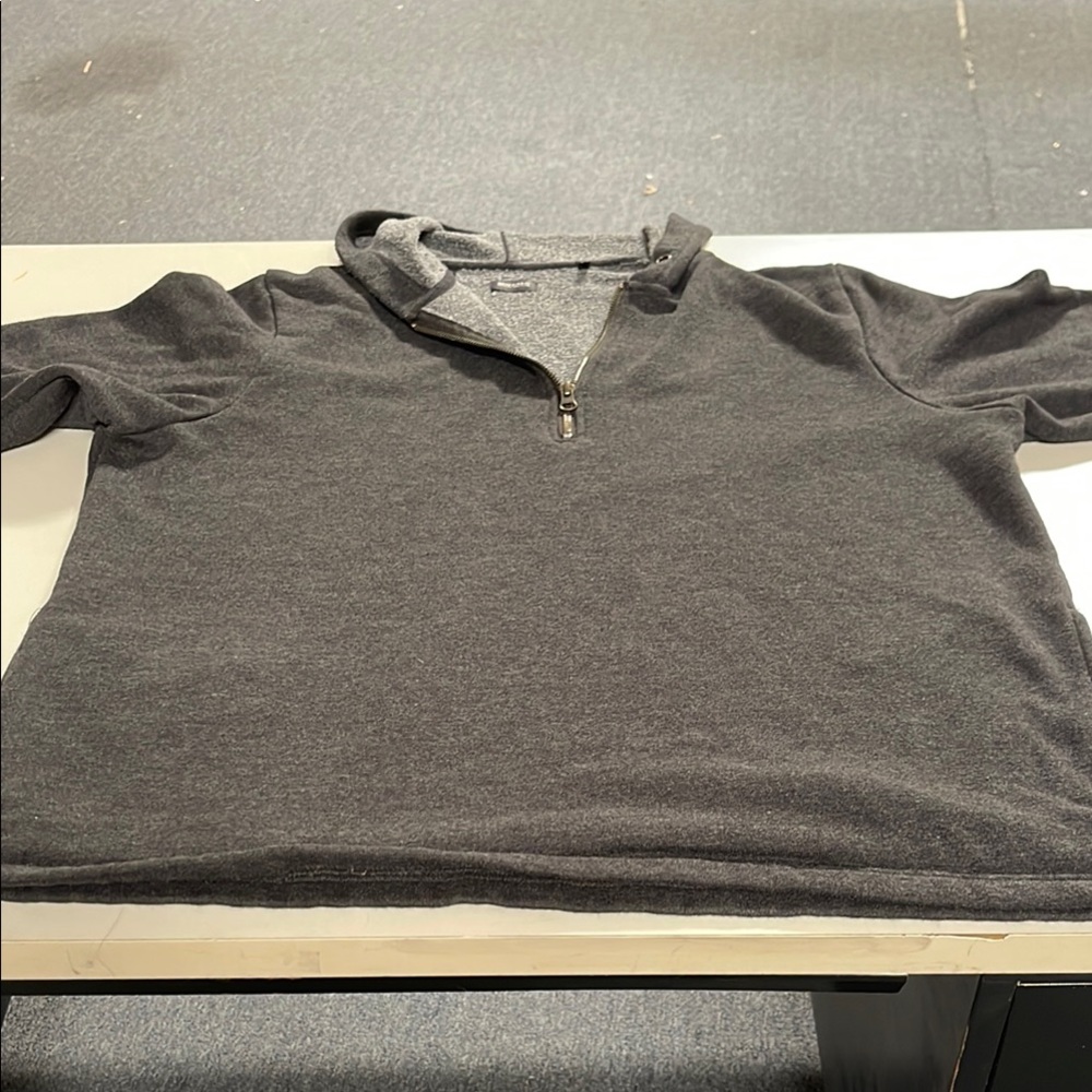 Buffalo David Bitton Men's Gray Half-Zip Sweater